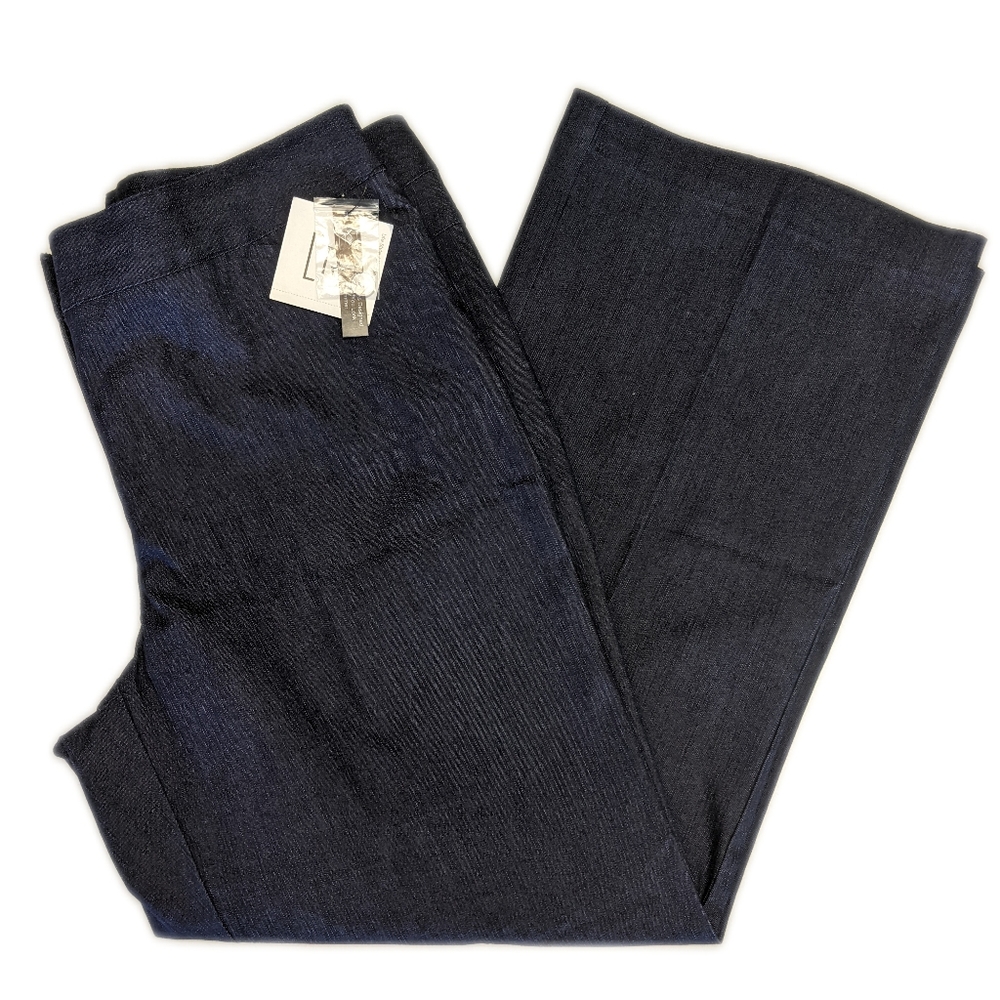 Relativity Dark Blue Flare & Wide Leg Jeans